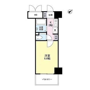 ボン・シェール堺【0406号室】の間取り