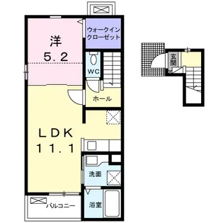 メゾンドリックⅢ【203号室】の間取り