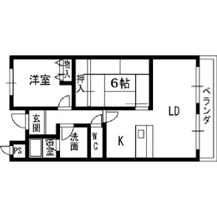 エクセレンス【311号室】の間取り