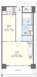 RESIDENCE MIWA【1階】の間取り