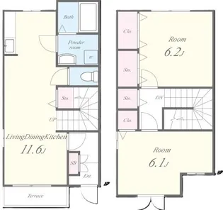エクセルハイム【2階】の間取り