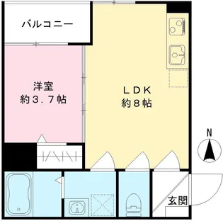 アーバン・コハマ【301号室号室】の間取り