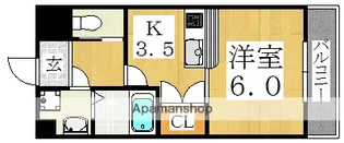 サンライフ北田辺【8階】の間取り