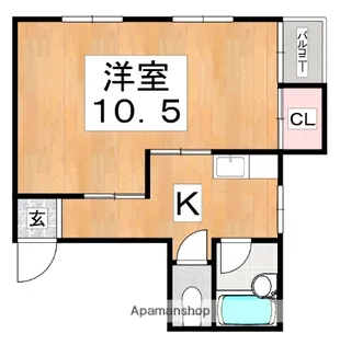 メモリアルタウンC棟【2階】の間取り