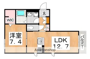 ベル フォレスト【2階】の間取り
