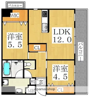 LOOP GRAND【4階】の間取り