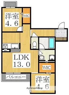 AQUA万代東【1階】の間取り