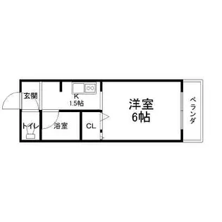 メロディーハイム【2階】の間取り