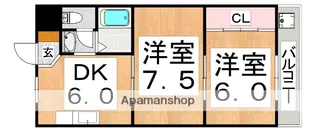 ハルト一番館【2階】の間取り