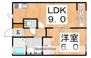 シャルムアベノ【2階】の間取り