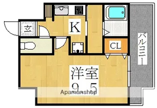 ワイズレジデンス杭全【2階】の間取り