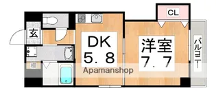 ジュネスガーデン【5階】の間取り