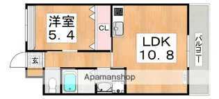 プランドール S【1階】の間取り