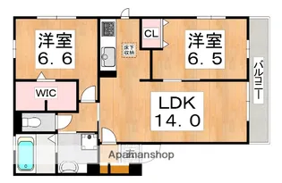 ノースガーディアン【1階】の間取り