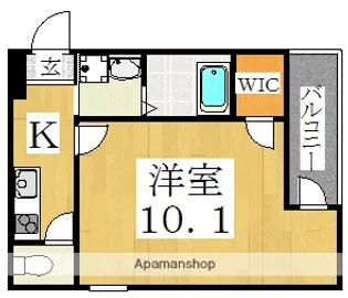 フジパレス桃谷【2階】の間取り