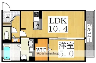 桃谷マンション【1階】の間取り