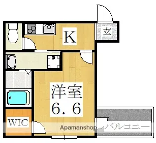 大阪府大阪市住吉区山之内3丁目【アパート】の間取り