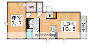 コンフォート住吉【3階】の間取り
