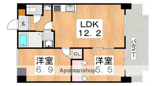 駒川グリーンマナー【5階】の間取り