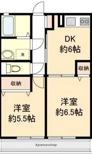 メイコーハイツ【2階】の間取り