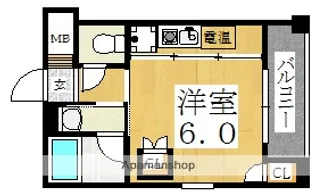 ファイブコート阪南町【3階】の間取り