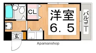 デ.リード田辺駅前【3階】の間取り