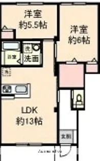 アーク百舌鳥【2階】の間取り