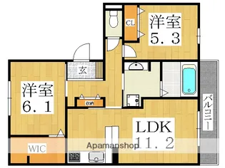 かるみあ【3階】の間取り
