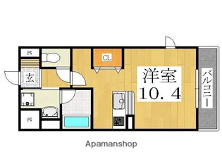 ヴィラルーチェ【2階】の間取り