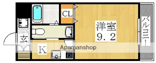 CASSIA天王寺東【6階】の間取り