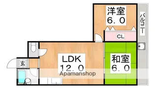 清川ビル【5階】の間取り