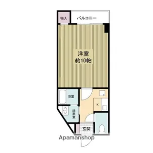 エントレ流町【6階】の間取り