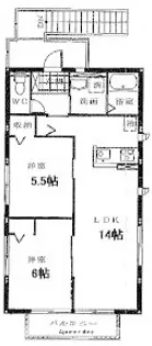 ハイム コンフォート【2階】の間取り