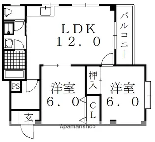 リヴ・ミラージュ【2階】の間取り