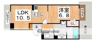 アゴーラ針中野【1階】の間取り
