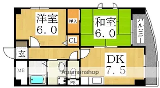 イルマーレ【6階】の間取り