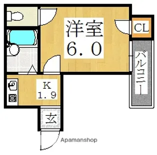 プリンスヴィラ百百【3階】の間取り