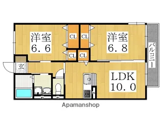 ROSE T&A【2階】の間取り
