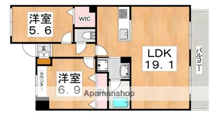 ブレスト 我孫子町【4階】の間取り