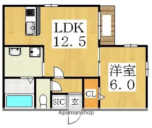 フレシールあびこ【3階】の間取り