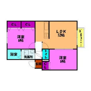 アゼリア【2階】の間取り