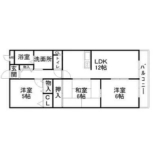 グリーンヒル・あかしあ【3階】の間取り