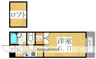 エクセレント夙川【1階】の間取り