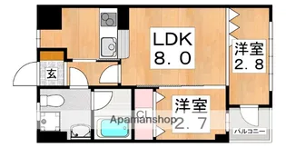 WESTRITZ巽【1階】の間取り