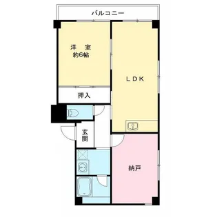 マンショングラッド【203号室号室】の間取り