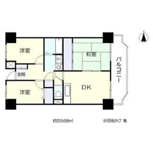 プレスト・コート弐番館【5階】の間取り