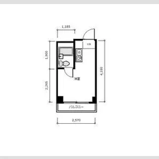 1Rの間取り画像
