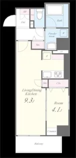 ラフィット松屋町【8階】の間取り