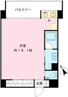 グランリーオ【3B号室号室】の間取り