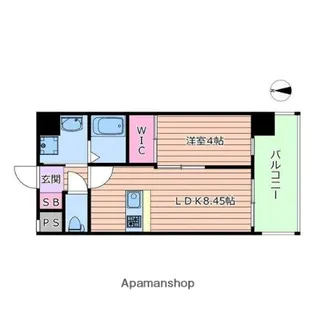 カウニス巽北【7階】の間取り